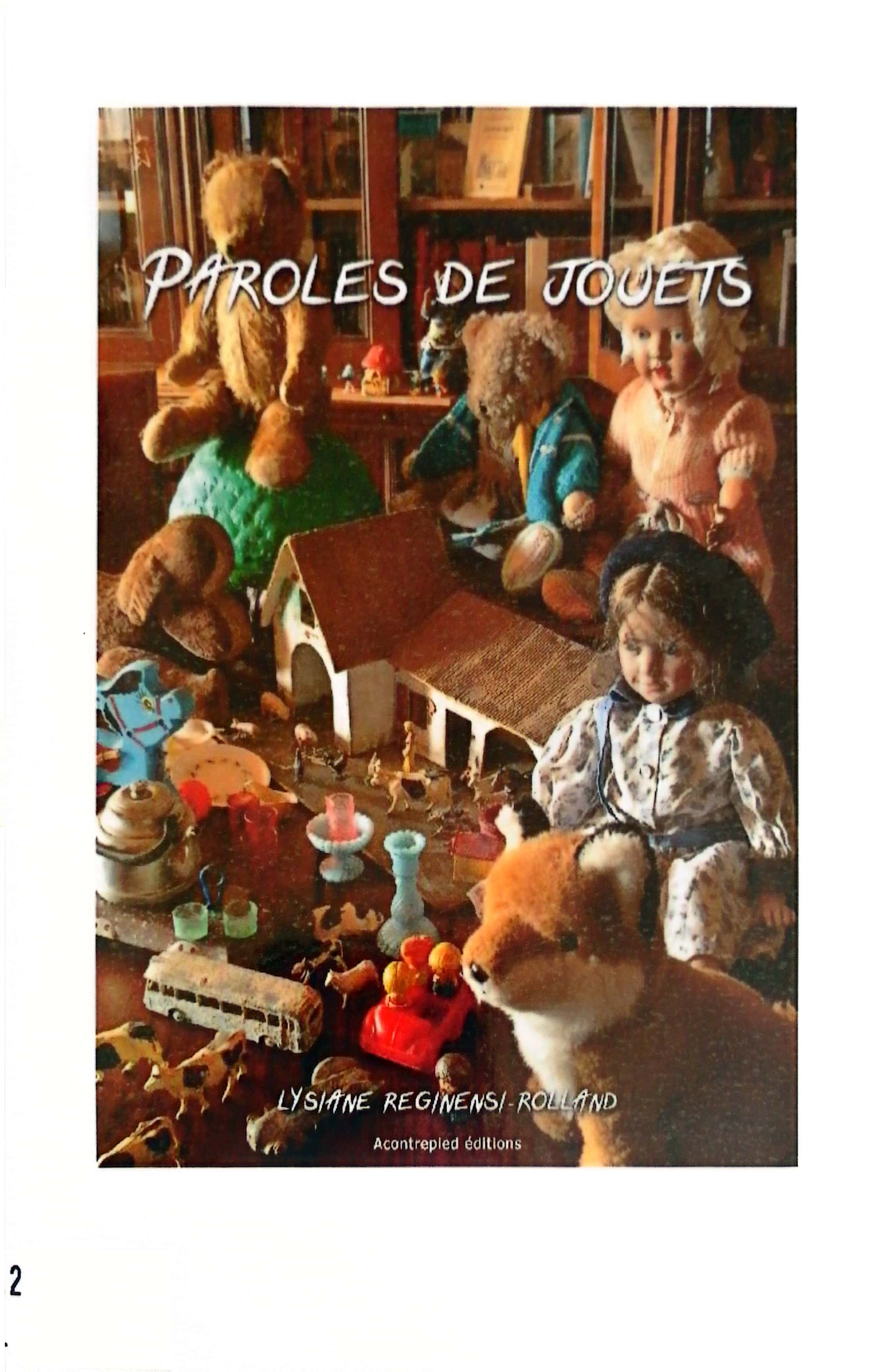 Couverture : Paroles de jouets